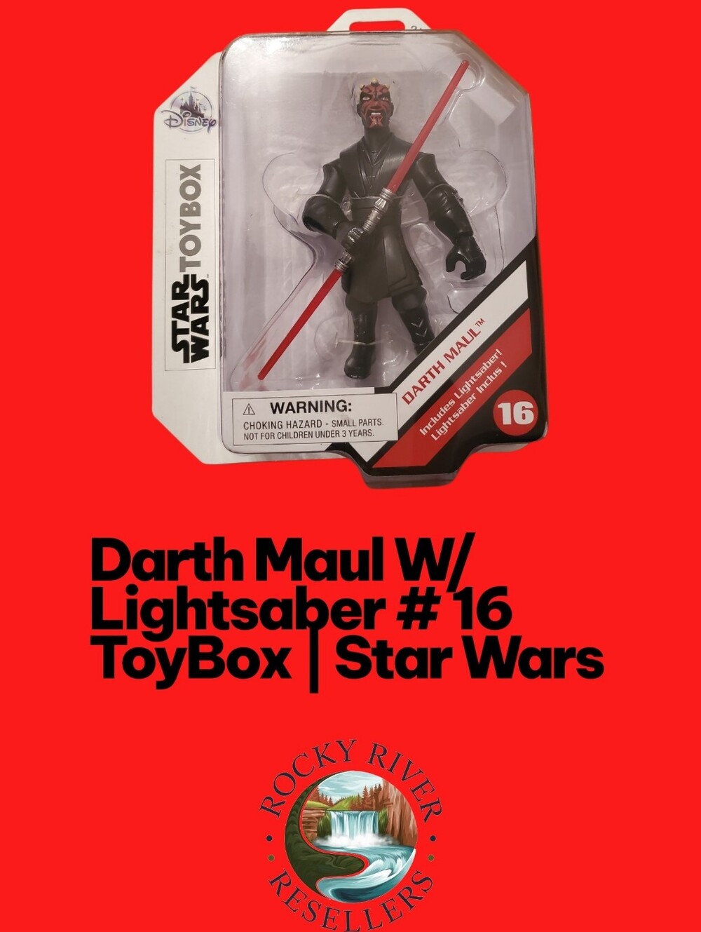Darth Maul With Lightsaber | 5" Action Figure | ToyBox | Sith Lord | Star Wars
